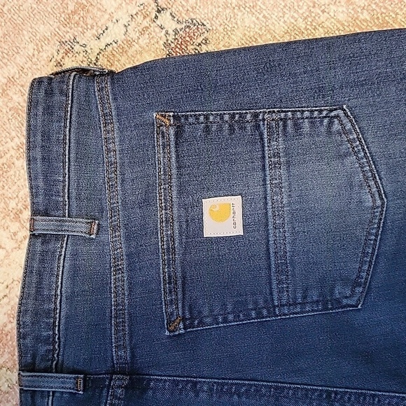 Carhartt Women's Slim Fit Rugged Flex Tapered High Rise Jean - Size 16 - Picture 6 of 14